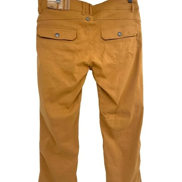 PrAna Women’s Halle Hiking Pants 12 Straight Leg Earthbound New 28" Inseam - Picture 5 of 16